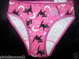 Gymboree NWT 7-8 7 8 Halloween Pink Cat Glow Underwear